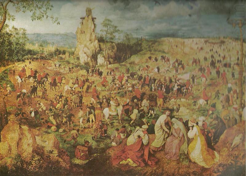 Pieter Bruegel korsbarandet. china oil painting image